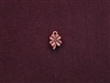 Charm Antique Copper Colored Itty Bitty Clover