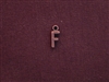 Charm Antique Copper Colored Initial F