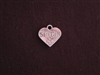 Charm Silver Colored Heart With Sister