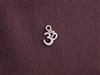 Charm Silver Colored OM Sign