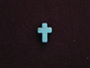Cross Small Turquoise Colored Howlite/Magnesite