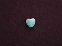 Heart Small Turquoise Colored Howlite/Magnesite