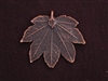 Pendant Antique Copper Colored Maple Leaf