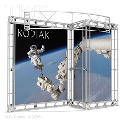 Kodiak 10 X 10 Ft Box Truss Display Booth with Signage Kit