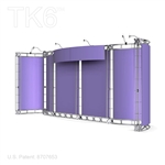 10 X 20 Ft Box Truss Display Booth with Signage