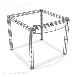 BETHAEL - 10X10 TRADE SHOW TRUSS BOOTH WITH SIGNAGE KIT<BR>[FRAME ONLY]