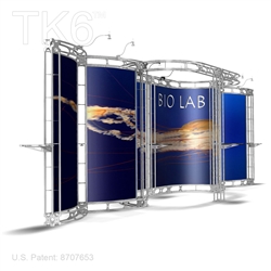 BIO LAB 10 X 24 FT BOX TRUSS DISPLAY BOOTH<BR>[FRAME ONLY]