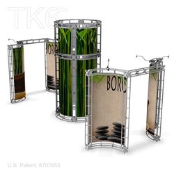 Bora 20 X 20 Ft Box Truss Display Booth