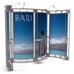 Bari 10 X 10 Ft Box Truss Display Booth