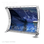 CANADA 1  - 9FT X 7FT TRUSS BACKWALL DISPLAY <BR> [FRAME ONLY]