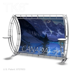 CANADA 3  - 10FT X 8FT TRUSS BACKWALL DISPLAY <BR> [FRAME ONLY]