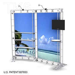 Cuba 10 - 9 Ft Wide TK6 Box Truss Backdrop Kit Backwall Display
