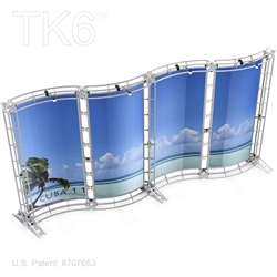 CUBA 11-8ft x 20ft Trade Show Backdrop Kit Backwall Display