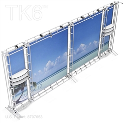 CUBA 12-8ft x 20ft Trade Show Backdrop Kit Backwall Display