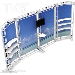 Cuba 15-8ft x 20ft Trade Show Backdrop Kit Backwall Display