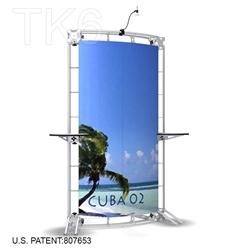 Cuba 2 - 5 Ft Wide TK6 Truss Backdrop Kit Backwall Display