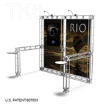 Rio De 10 X 10 Ft Box Truss Trade Show Display Booth
