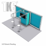 10 X 20 Ft Box Truss Trade Show Display Booth with Storage Room