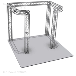 Benjamin - 10 Ft X 10 Ft TK8 Aluminum Box Truss Booth