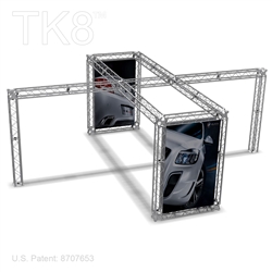 Liam - 20 Ft X 20 Ft TK8 Aluminum Box Truss Booth