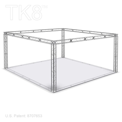 William 10 - 20 Ft X 20 Ft TK8 Aluminum Box Truss Booth