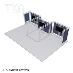 John - 20ft x 30ft Tk8 Aluminum Box Truss Booth