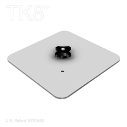 SQUARE BASE PLATE,  10 INCH