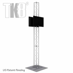12 Ft TK8 Aluminum Truss Monitor Stand Tower