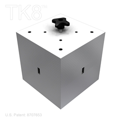 CUBE WEIGHTED BASE FOR 8 IN BOX TRUSS