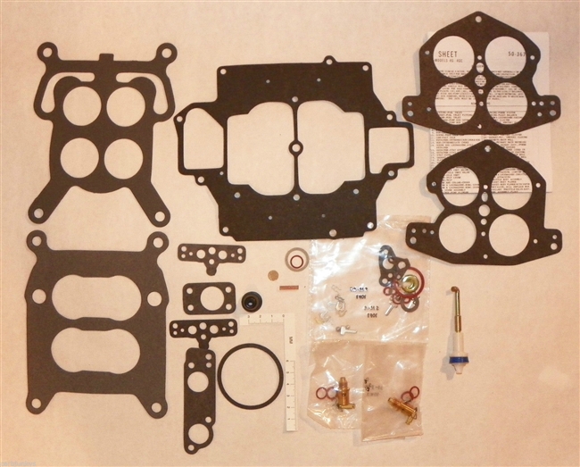 4 Jet Rochester Carburetor Repair Kit 1956 - 67 Chevy GMC Pontiac Checker