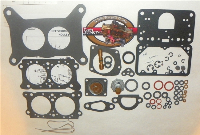 Holley 2300 Carburetor Rebuild Kit 2B 1969 - 73 Dodge Truck 361" 5.9L 413" 6.8L