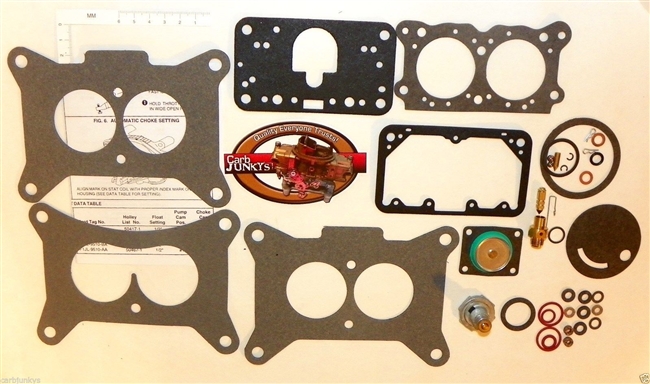 Holley 2 BBL Marine 2300 Carburetor Repair Kit R80320-1 Ford F1JL-9510-AA 19042