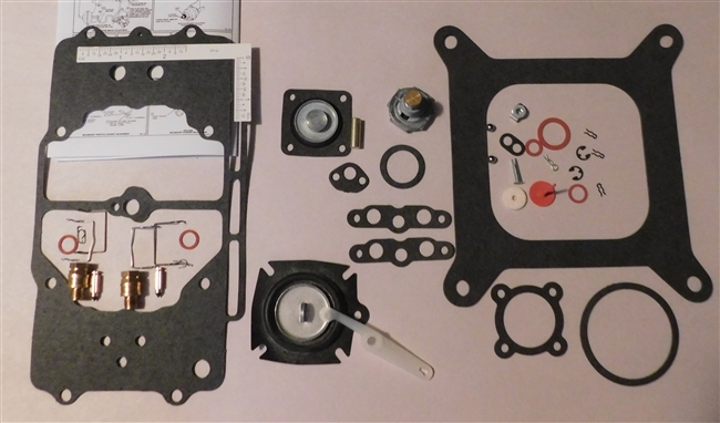 4100 Autolite Ford Carburetor Repair Kit 4 Barrel 58 - 69 Merc with Diaphragm & Arm