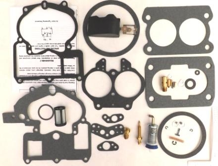 Mercarb Mercruiser Marine 2 Barrel Carburetor Repair Kit w/ FLOAT 3302-80484400