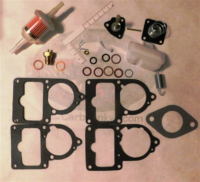 Solex Carburetor Repair Kit VW Beetle 30 PICT-2 34 PICT-3 H30-31 Float & Filter