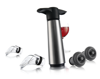 Stainless Steel Wine Saver Pump Gift Set
