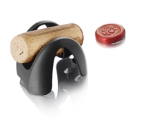 Vacu Vin Foil Cutter with Cork Holder, Black