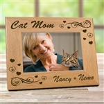 Cat Mom Picture Frame