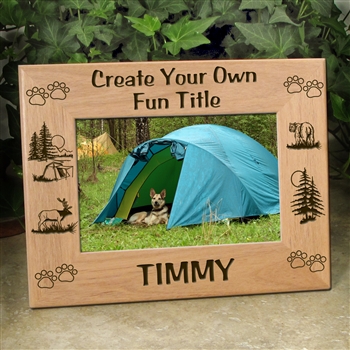 Personalized Camping Picture Frame