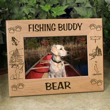 Fishing Buddy Dog Frame