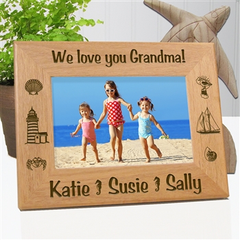 Seaside Memories Personalized Photo Frame