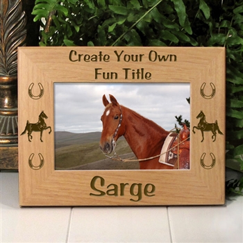 Personalized Horse Frame