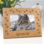 Paw Print Cat Memorial Frame