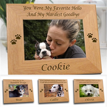 Personalized Picture Frame | Dog Memorials