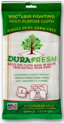 Durafresh Bacteria Fighting Multi-Purpose Cloth (2pk)