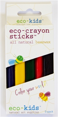 eco-kids eco-crayons sticks 5pk