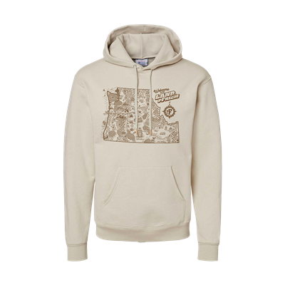 LAND OF THE PFRIEM CREAM PULL-OVER HOODIE