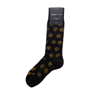 PFRIEM BLACK DRESS SOCKS