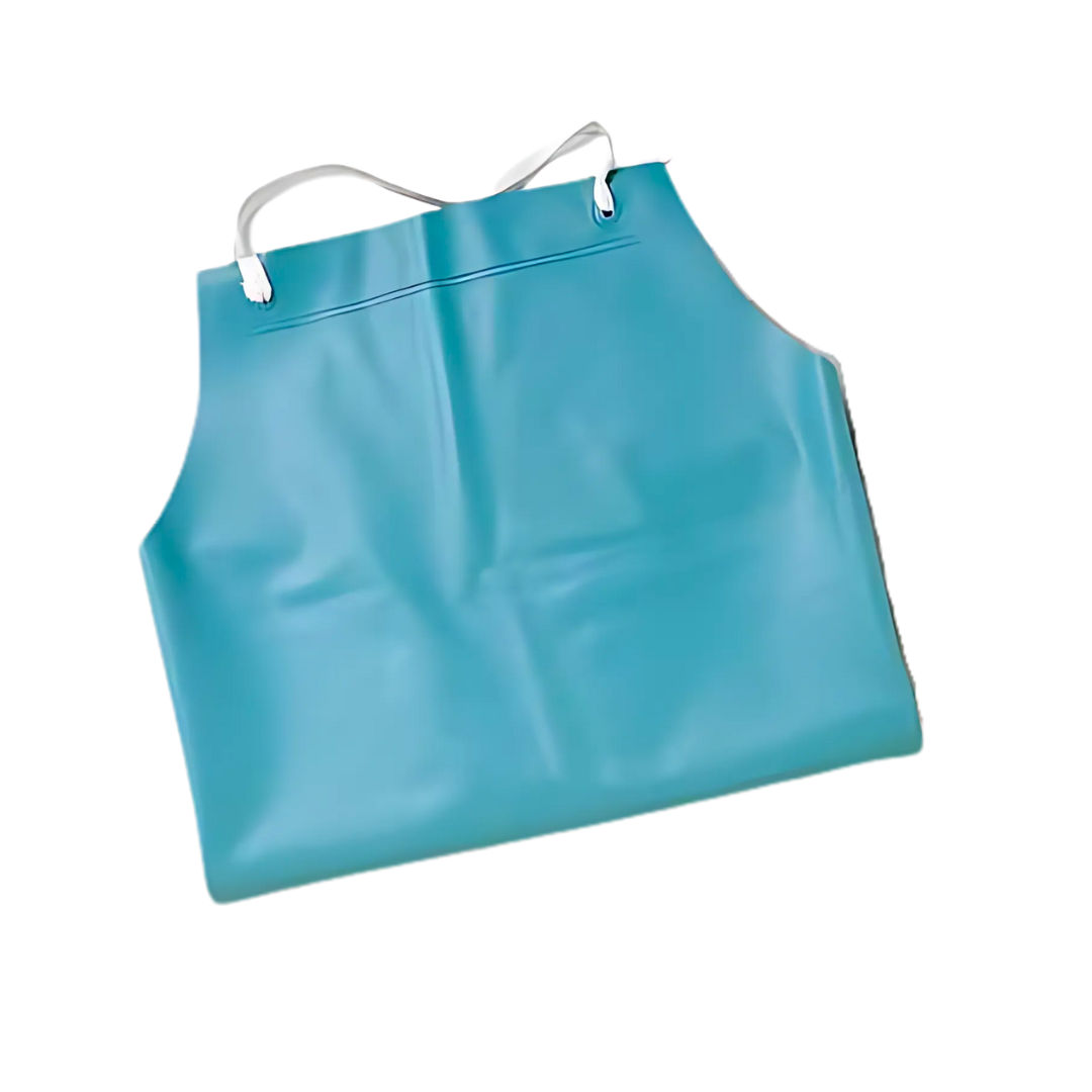 "Green Vinyl PVC Apron â€“ Durable Protection for Granite, Marble, and Construction Workers"