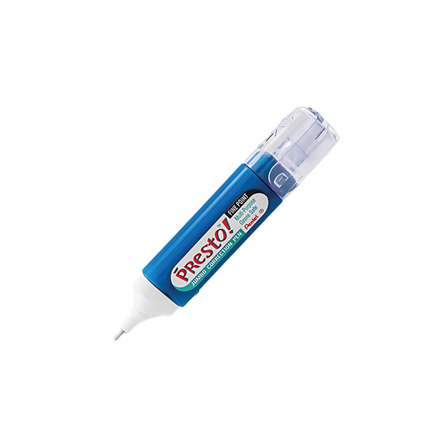 "Presto! Correction Pen â€“ Fine-Point White Correction Fluid for Various Surfaces"